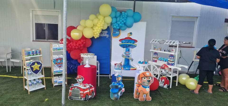 Cumpleaños Paw Patrol, 5 años
