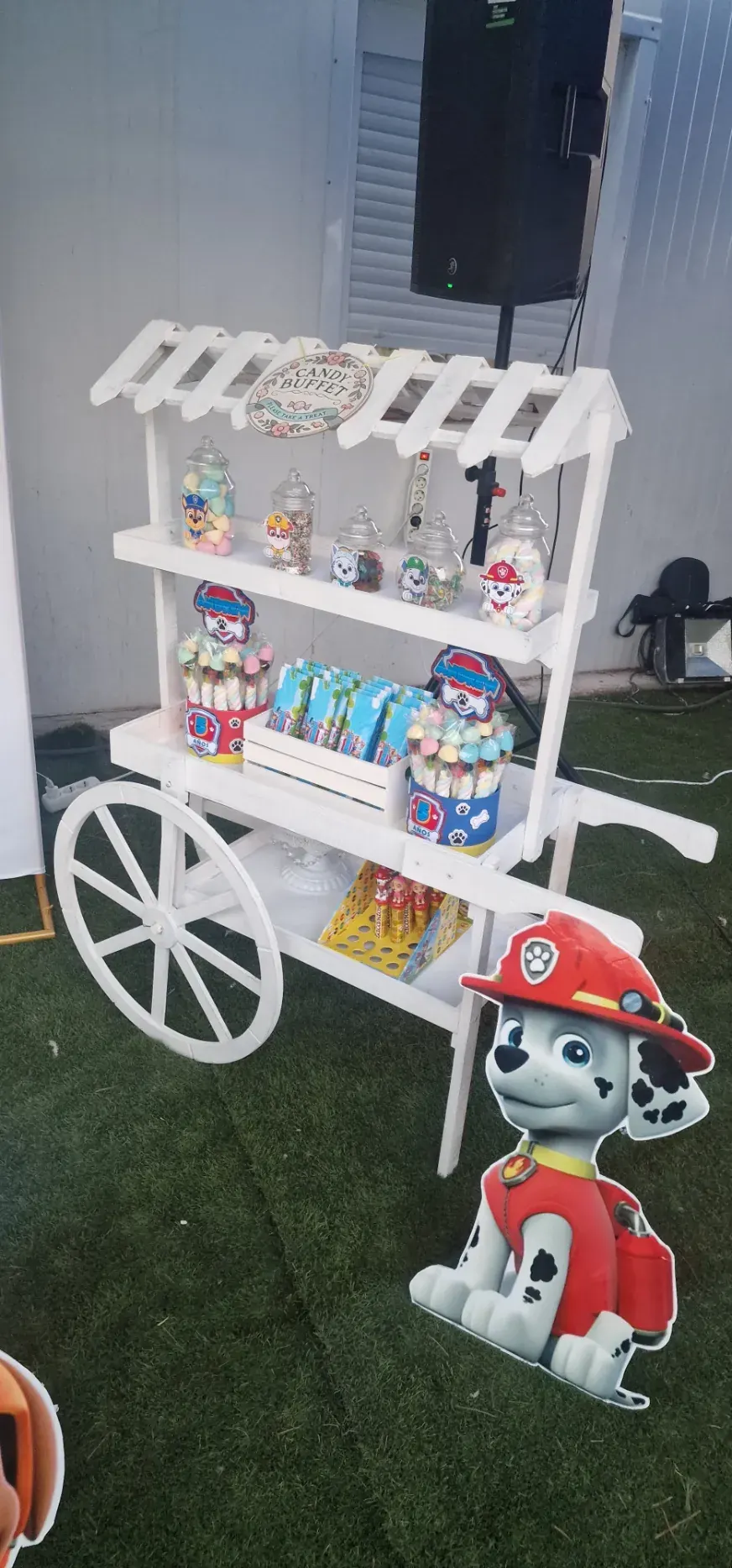 Carrito candy bar — alquiler en Madrid